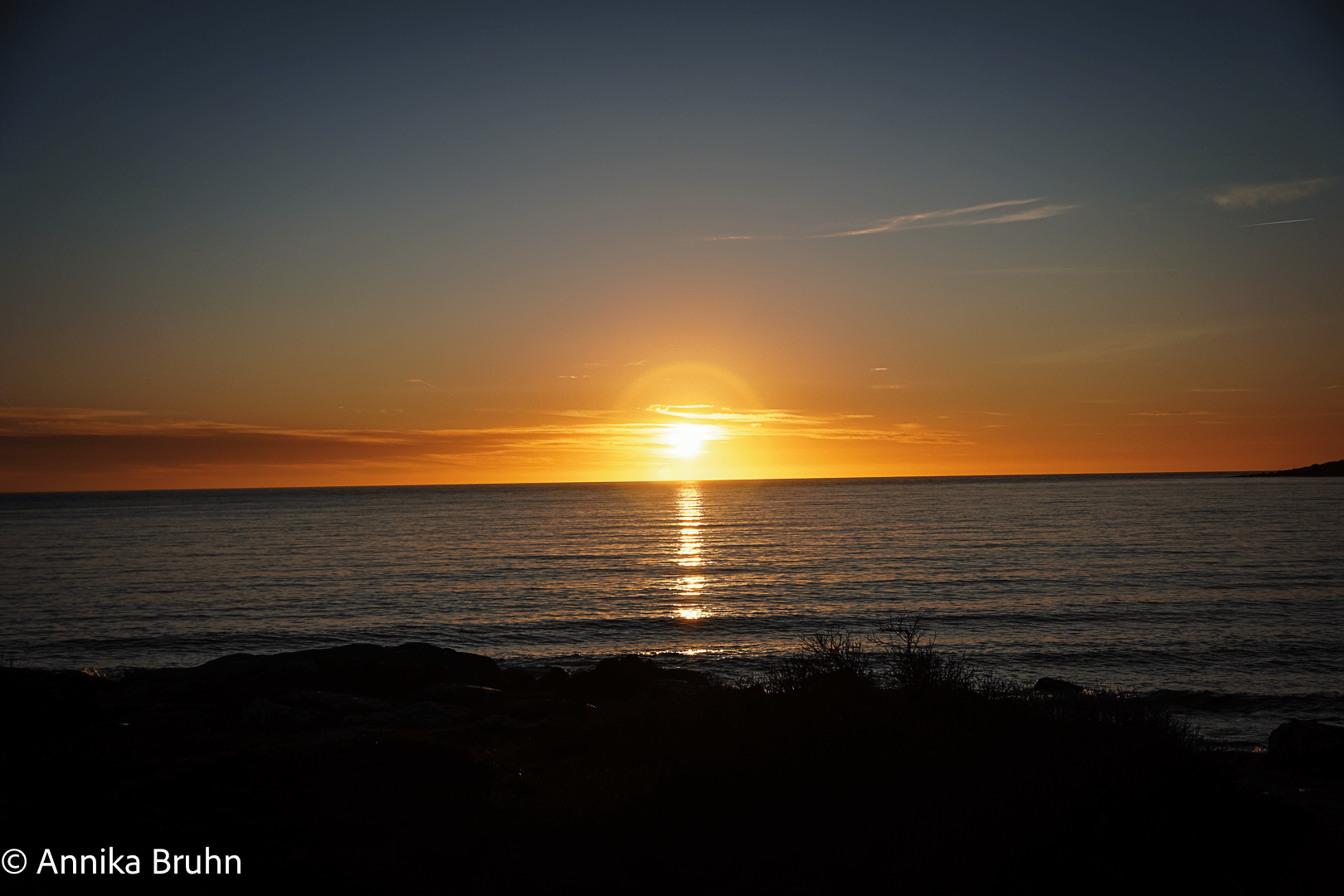 Sonnenuntergang über der Ostsee